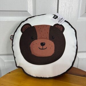 Mardel bear brown 12 inch round pillow